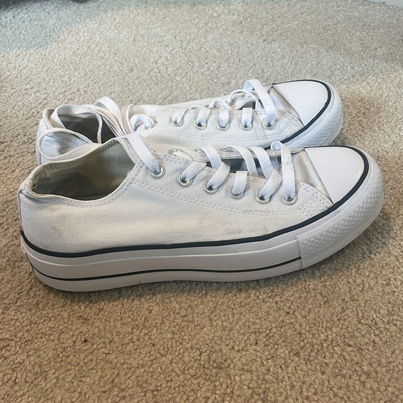White Platform Converse - Picture 2 of 4